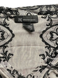 Baroque Print Ruched Top (M)