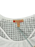 White Apple Bottoms Rhinestone Logo Top (S)
