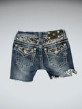 Miss Me Embellished Pocket Denim Hotpants (M)