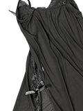 Sheer black lace lingerie top (XS)