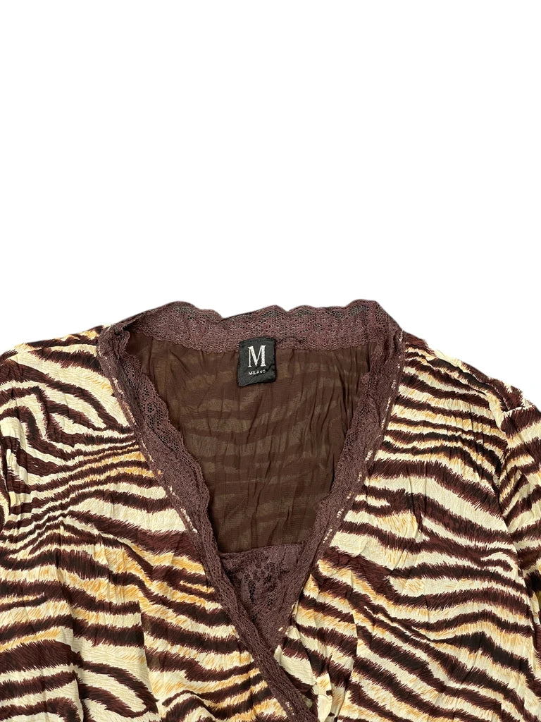 Milano summer dress animal pattern (M)