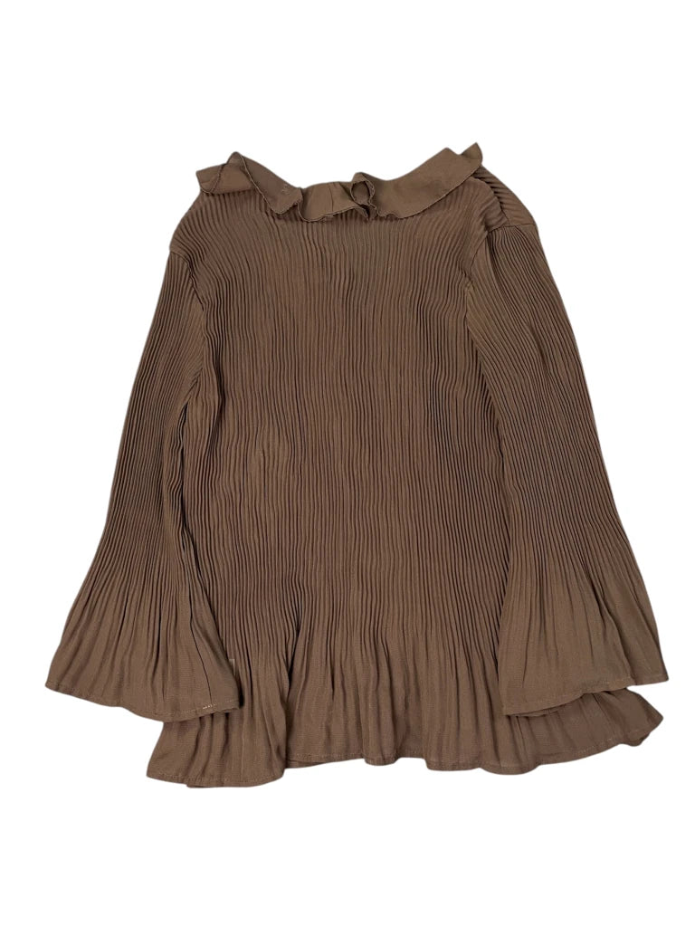 Cato Brown Elegant Dress Top (M)