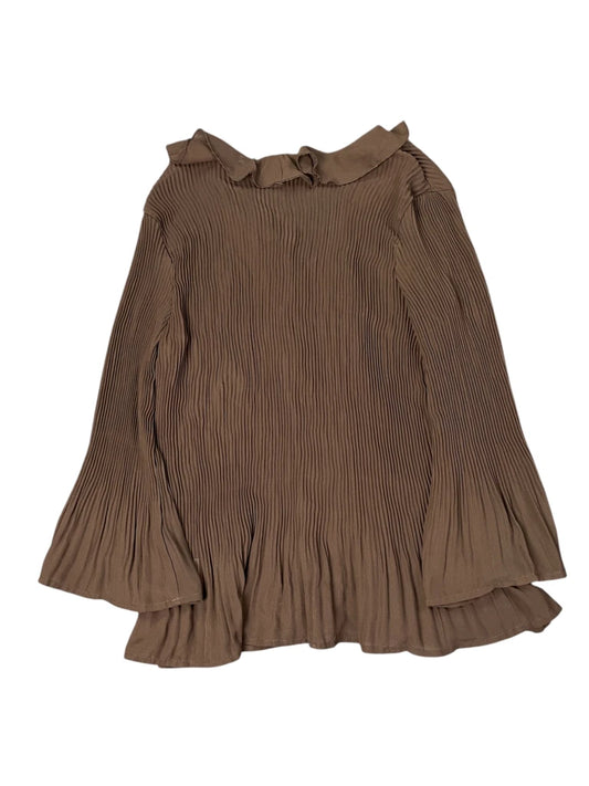 Cato Brown Elegant Dress Top (M)