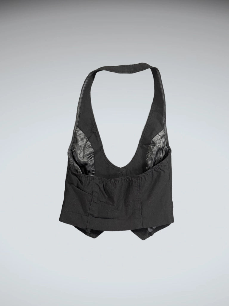 Have & Hove Black Button Front Vest Women (n/a)