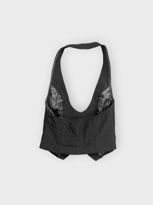 Have & Hove Black Button Front Vest Women (n/a)