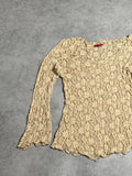 lace long sleeve top (M)