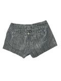 dark grey denim hotpants (S)
