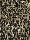 sunny leigh leopard summer dress (M)
