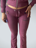 Y2K purple sweatpants (2er Set)