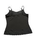 Black Lace Trim Camisole (M)