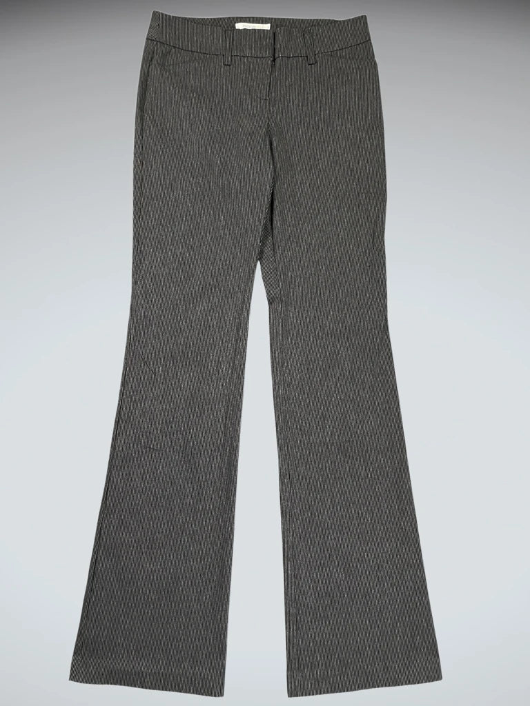 Black Tailored Bootcut Suit Pants (S)