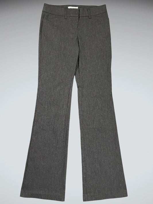 Black Tailored Bootcut Suit Pants (S)