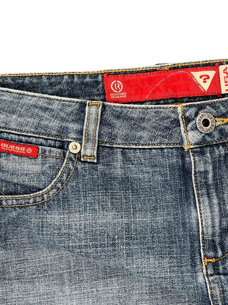 Guess Vintage Blue Denim Skirt (L)
