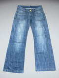 Blue Flared Denim Jeans (S)