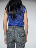 blue elastic top