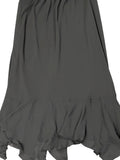 Midnight Ruffle Hem Maxi Skirt (M)
