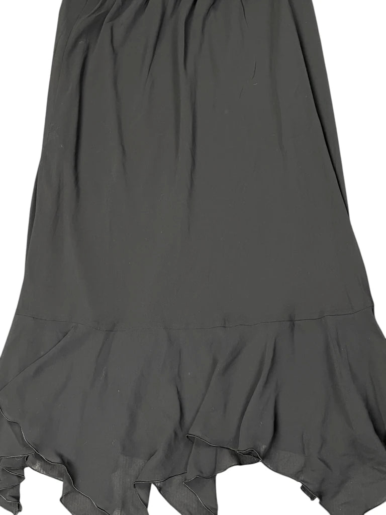 Midnight Ruffle Hem Maxi Skirt (M)
