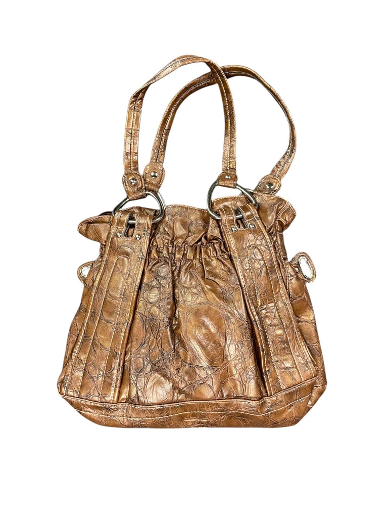 VKZ Kathy Bronze Croc Effect Bag (ONESIZE)