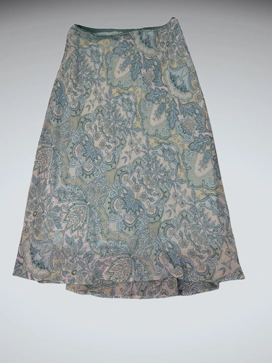 Dressbarn Pastel Paisley Skirt (M)