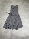 grey dress ((N/A) probably M)