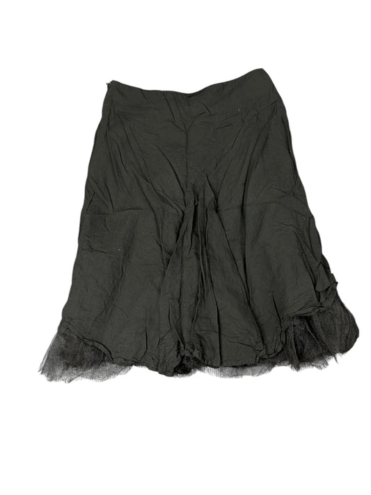 Urban Noir Cotton Flare Skirt (S)