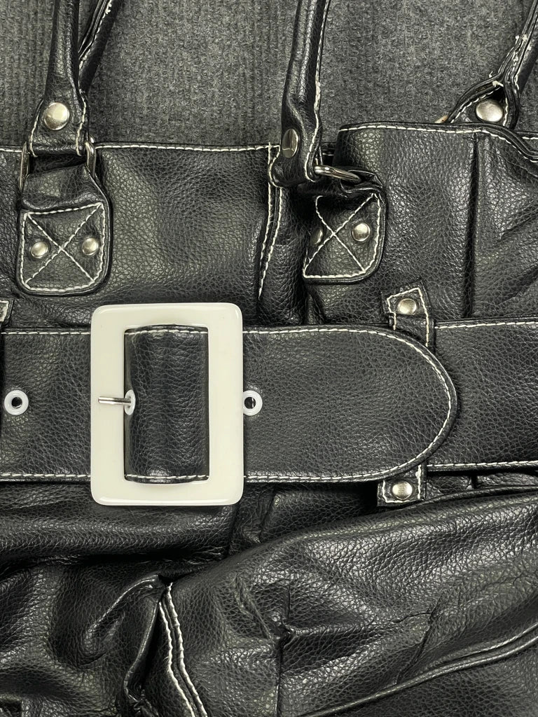 Tan Buckle Pocket Shoulder Bag (ONESIZE)