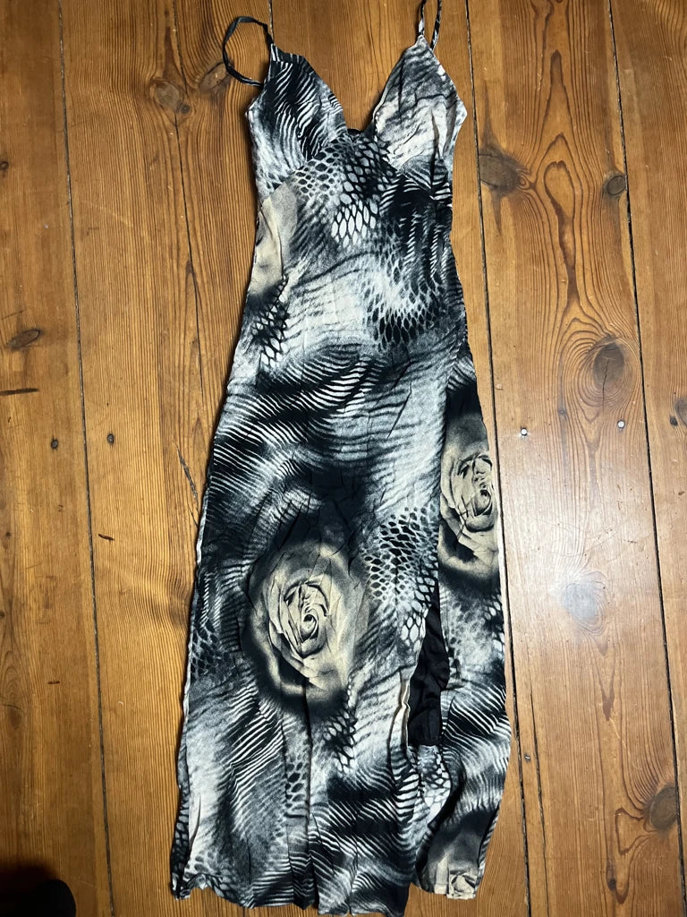 Long Dress with Flower Print