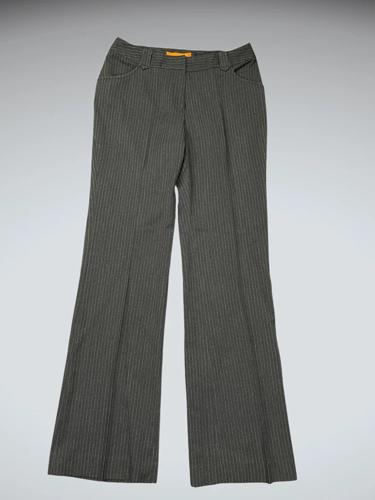 Thome Black Striped Suit Pants (XS)