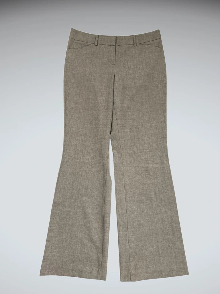 Brown Tailored Flared Suit Pants (S)