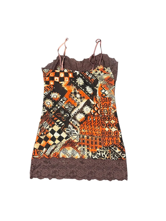 Siren Orange Alternative Pattern Top (M)