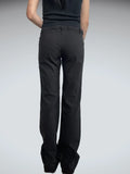 striped elegant pants (L)