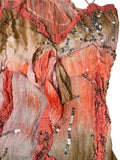 Sunset Crinkle Sequin Top (S)