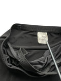 Minimalist Black Asymmetric Strapless Top (S)