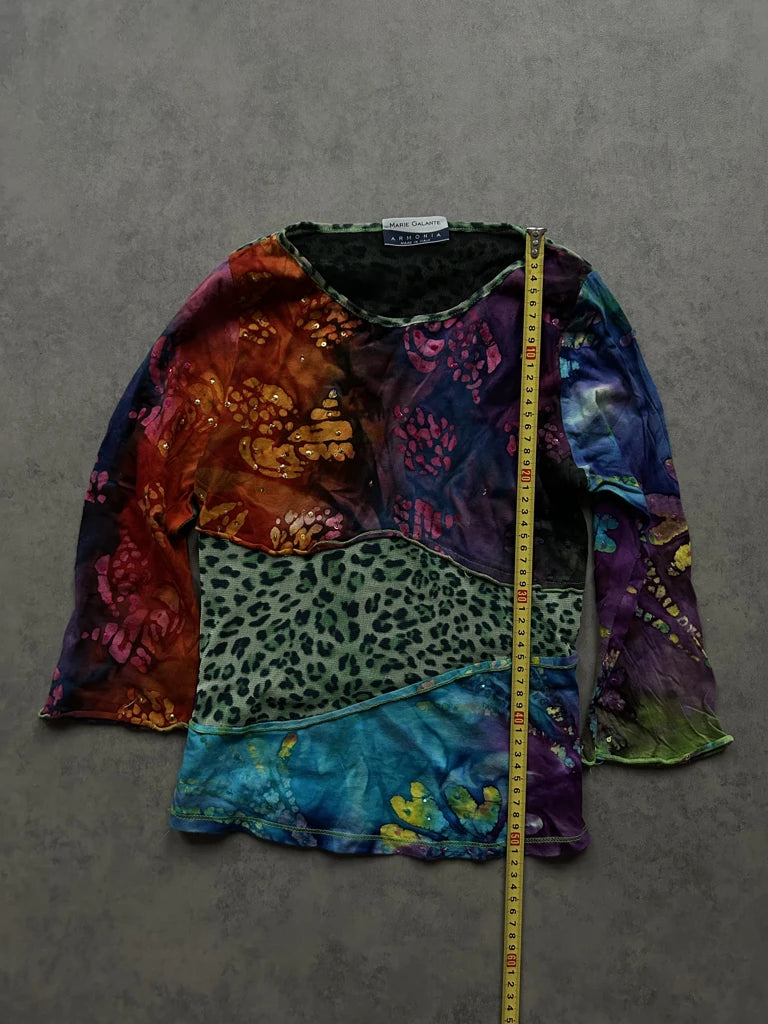 Colorful print top