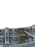 Rock Revival Embroidered Pocket Denim Hotpants (L)