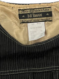 Bill Tormade Black Pinstripe Bow Detail Dress (M)