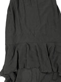 Midnight Ruffle Maxi Skirt (M)