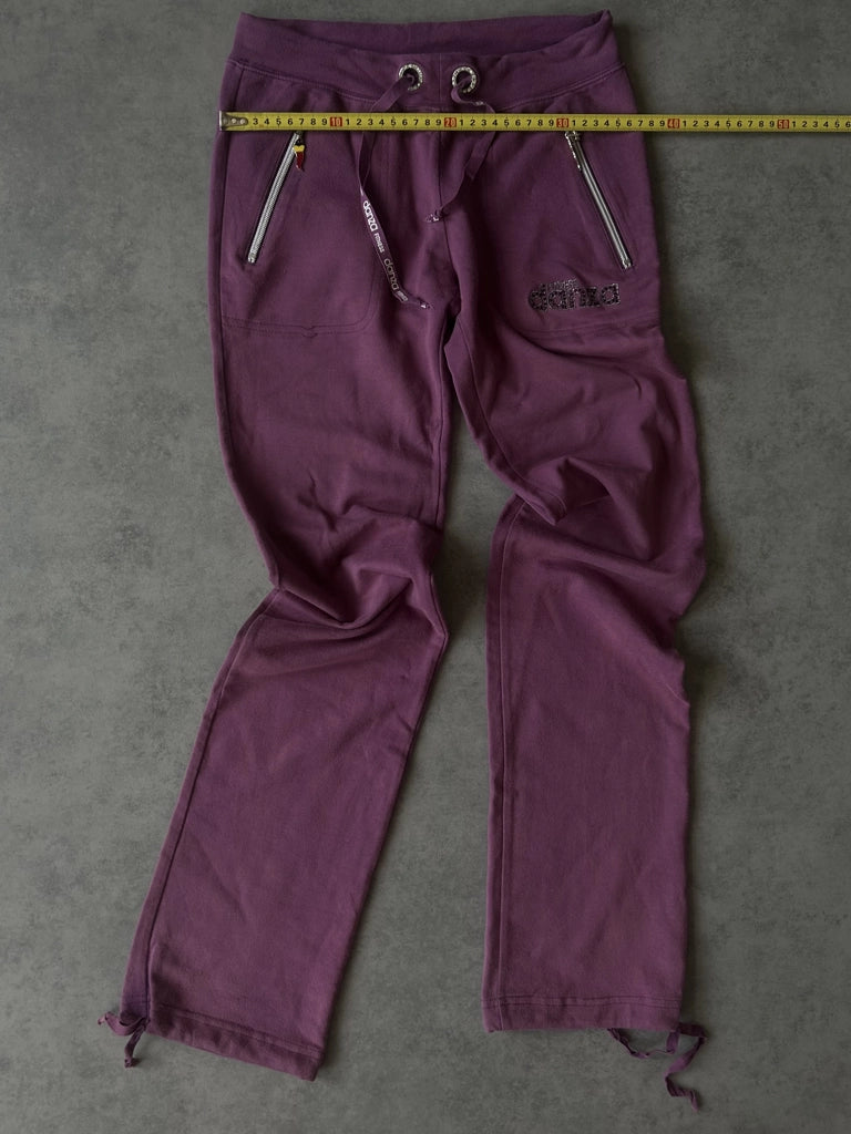 Y2K purple sweatpants (2-piece set)