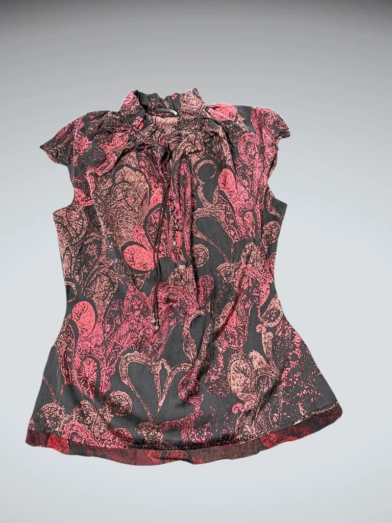 Baroque Print Blouse (S)