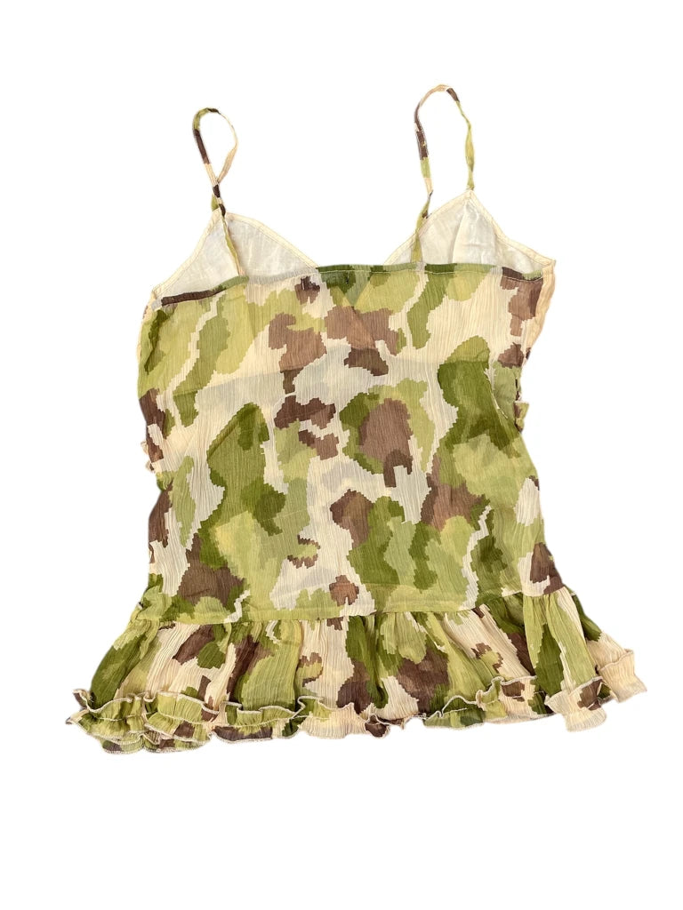 Light Camo Summer Dress Top (M)