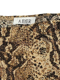 Shiny Snakeskin Top (M)
