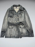 Foxyjeans Double Breasted Denim Coat (XS)
