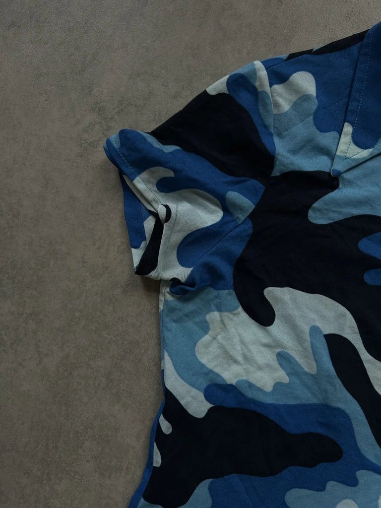 Blue camo shirt