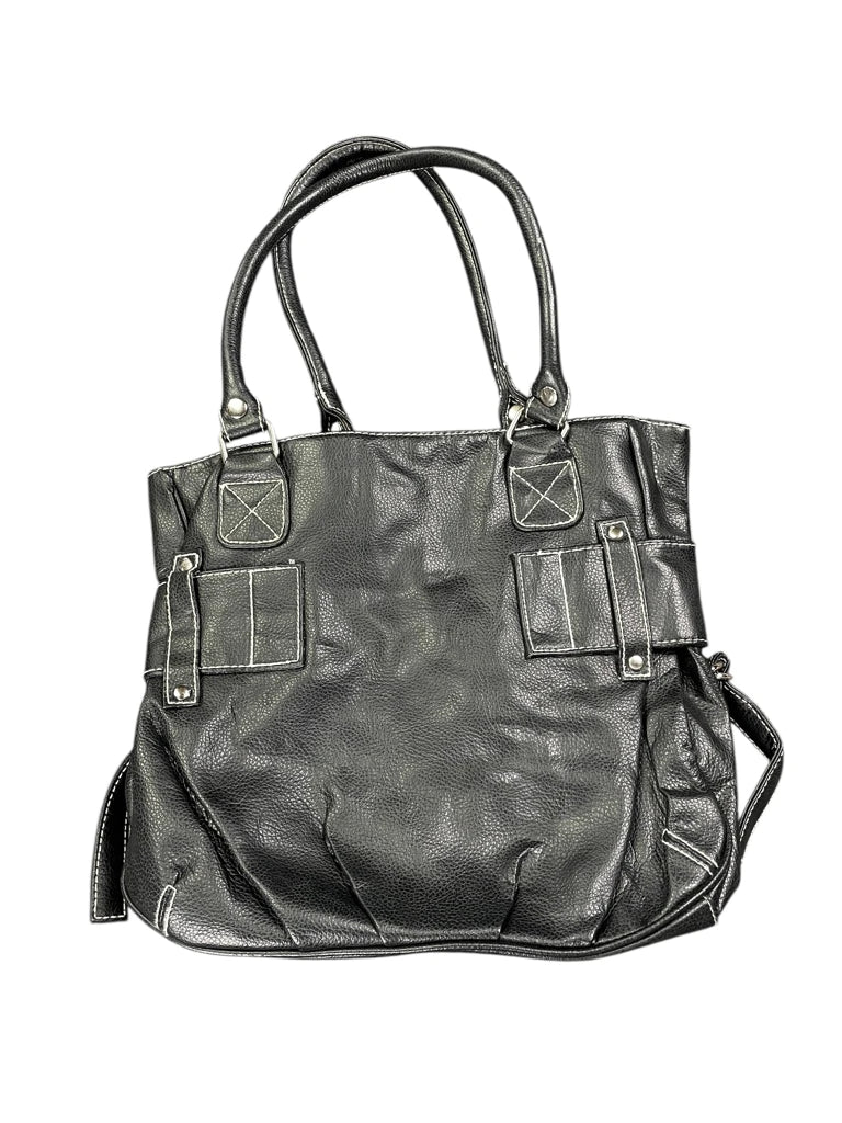 Tan Buckle Pocket Shoulder Bag (ONESIZE)