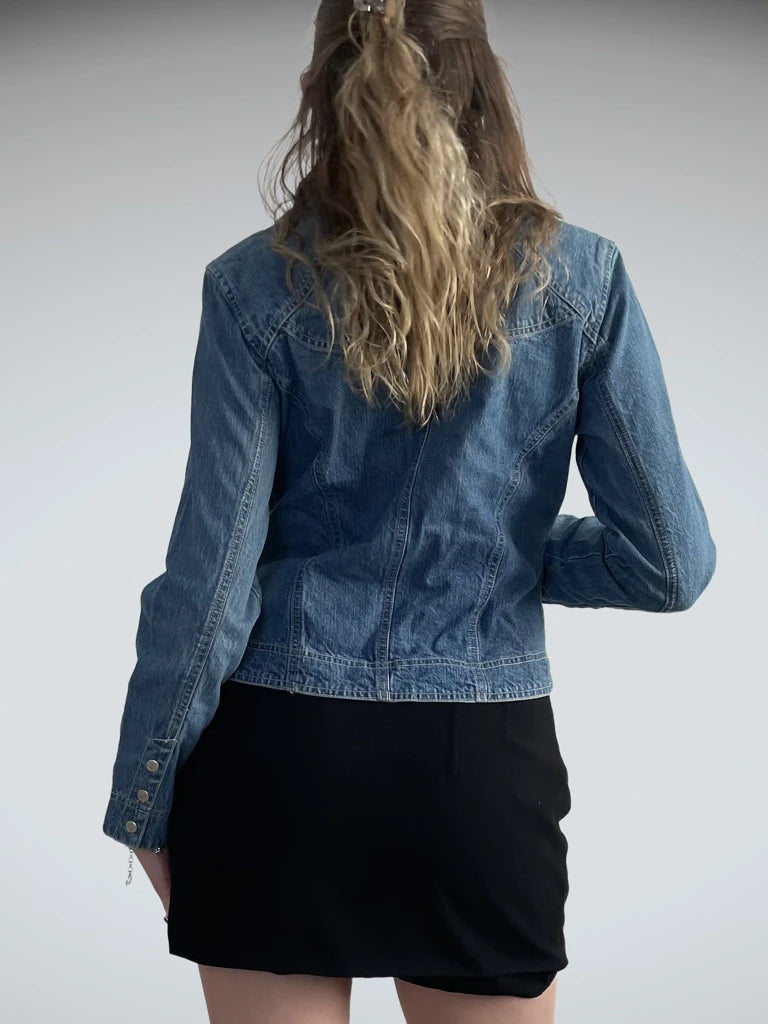 raw classic – 2000s denim jacket (M)