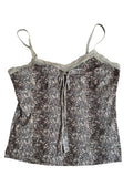 venom kiss – snakeprint lace cami (M)