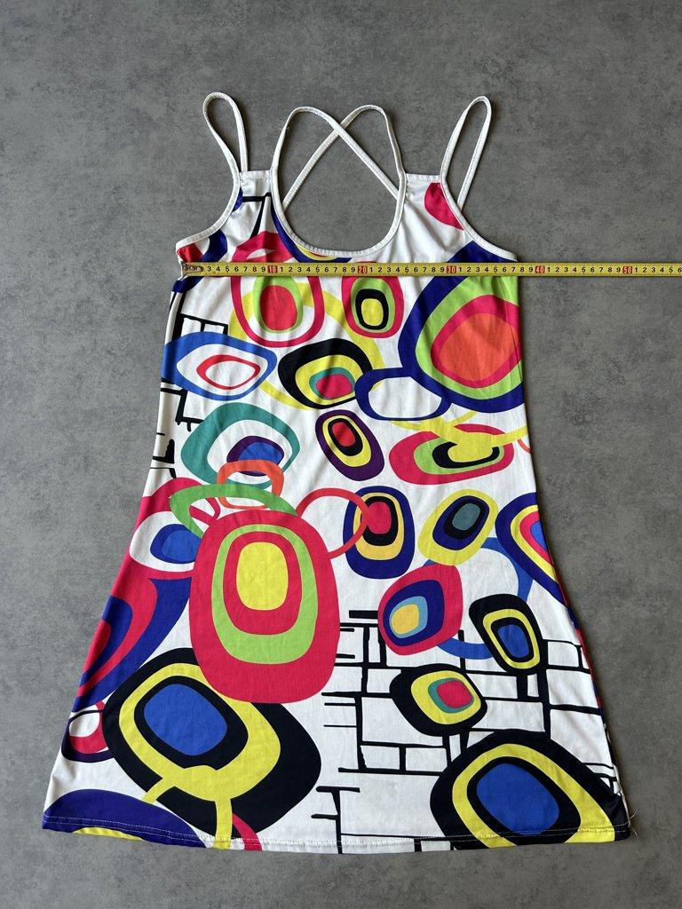 Colorful patterned dress