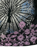 Black Y2K Tree Print Top (XL)