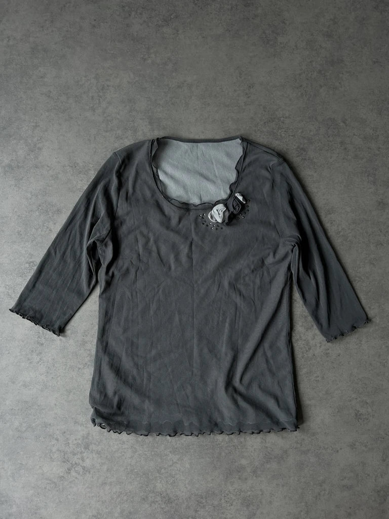 Vintage mesh top