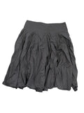 Eclipse Black Cotton Maxi Skirt (L)